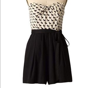 Maeve Scottie dog romper